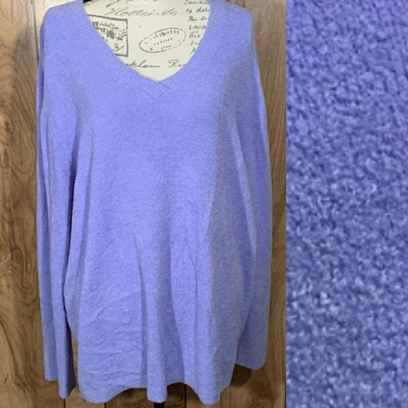 🍂 ABSOLUTELY GORGEOUS LAVENDER SUPER SOFT CROFT AND BARROW SWEATER - Picture 1 of 4